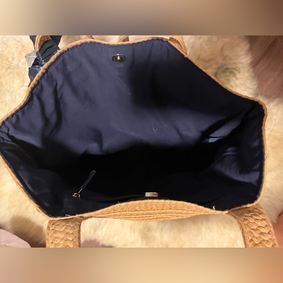 Draper James Everyday Straw Tote Natural - Picture 5 of 6